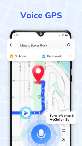 Voice GPS Navigation: GPS Map screenshot
