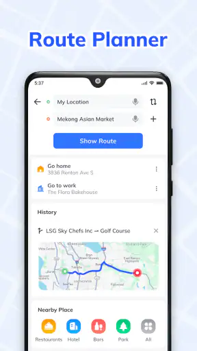 Voice GPS Navigation: GPS Map screenshot