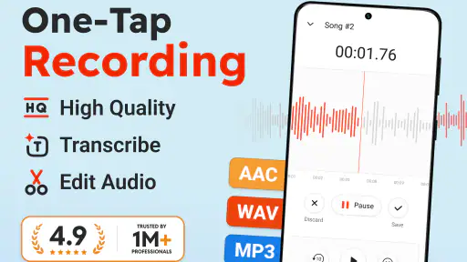 Voice Recorder Plus: Rec Sound screenshot 1