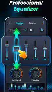 Volume Bass Booster, Equalizer screenshot 1