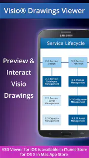 VSD Viewer for Visio Drawings screenshot 1