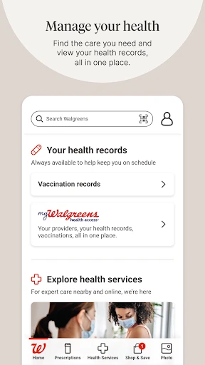 Walgreens screenshot