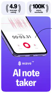 Wave AI Note Taker & Recorder screenshot 1