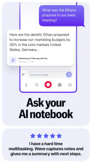 Wave AI Note Taker & Recorder screenshot 3