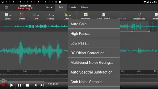 WavePad Audio Editor screenshot 4