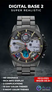 WB Digital Base 2 Watch Face screenshot 3