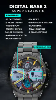 WB Digital Base 2 Watch Face screenshot 4