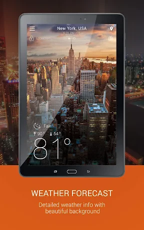 Weather app screenshot