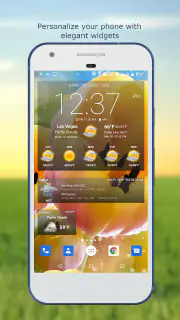 Weather & Clock Widget Plus screenshot 1