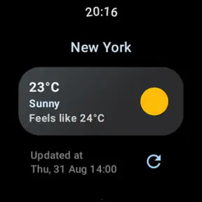 Weather Complications: Wear OS screenshot 6