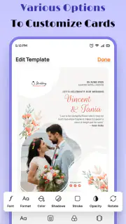 Wedding Invitation Maker App screenshot 2