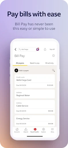 Wells Fargo Mobile® screenshot