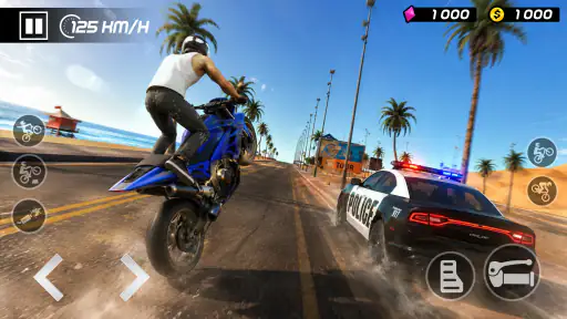 Wheelie Stunt Moto 3D screenshot 3