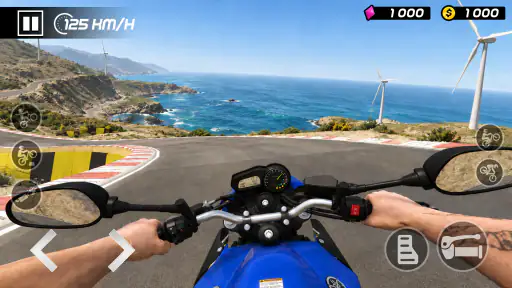 Wheelie Stunt Moto 3D screenshot 4