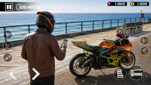 Wheelie Stunt Moto 3D screenshot 5