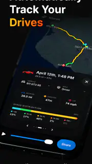Wheelz - Social Drive Tracker screenshot 1