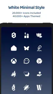 White Moonlight Icon Pack screenshot 6