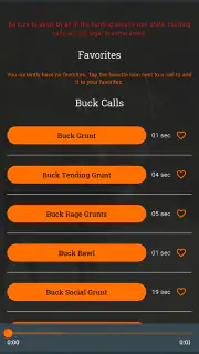 Whitetail Deer Calls Pro screenshot 1