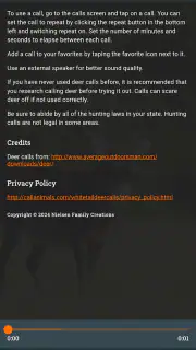 Whitetail Deer Calls Pro screenshot 5
