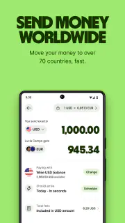 Wise: International Transfers screenshot 2
