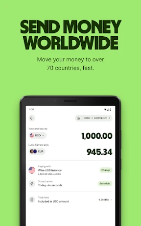 Wise: International Transfers screenshot