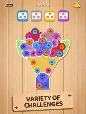 Woodle Screw Jam: Nuts & Bolts screenshot