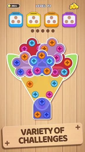 Woodle Screw Jam: Nuts & Bolts screenshot