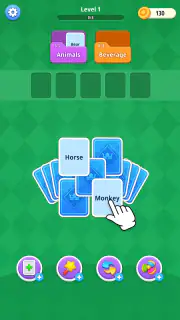 Word Card Sort: Solitaire screenshot 1
