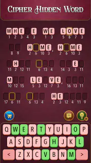 Word Code - Cryptogram Puzzle screenshot 1