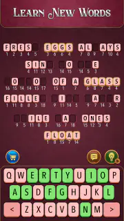 Word Code - Cryptogram Puzzle screenshot 2
