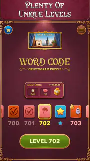 Word Code - Cryptogram Puzzle screenshot 3