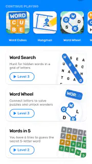 Word Games: CrossWord & Search screenshot 1