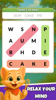 Word Search Meow - Cat Puzzle screenshot 1