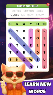 Word Search Meow - Cat Puzzle screenshot 2