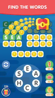 Word Search Sea: Offline Games screenshot 1