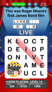 Word Search World Hollywood screenshot 7