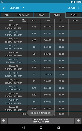 Work Log Pro screenshot
