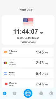 World Clock – World time clock screenshot 6