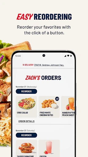 Zaxbys screenshot