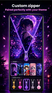 Zipper Lock Screen Customizer screenshot 5