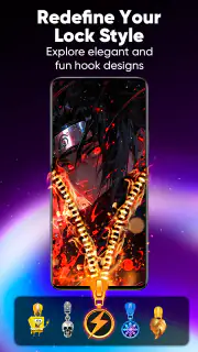 Zipper Lock Screen & Wallpaper screenshot 4