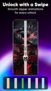 Zipper Lock Screen & Wallpaper screenshot 5