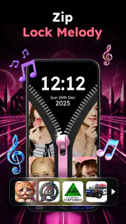 Zipper Lock Wallpapers Screen screenshot 7
