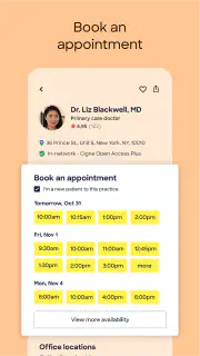 Zocdoc - Find and book doctors screenshot 4