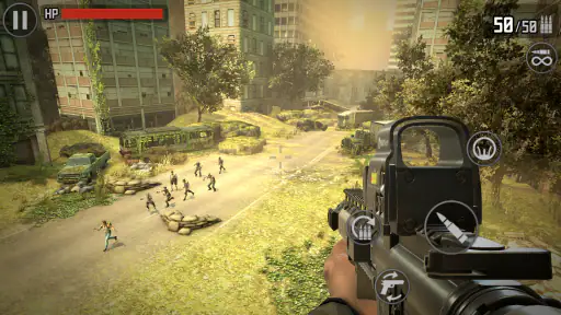 Zombie Sniper War 3 - Fire FPS screenshot 3