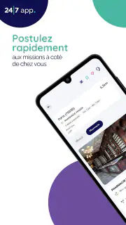 24/7 app. pour les remplaçants screenshot 2