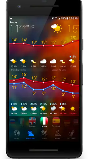 3D EARTH - prévisions météo screenshot