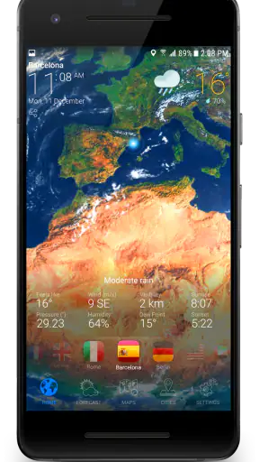 3D EARTH - prévisions météo screenshot