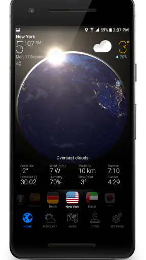 3D EARTH - prévisions météo screenshot
