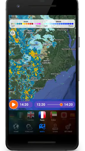 3D EARTH - prévisions météo screenshot